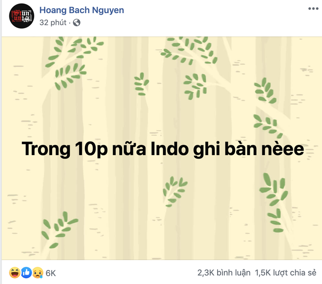 Thánh tiên tri ngược: Hễ cứ viết tút động viên Indonesia là 2s sau Việt Nam phá lưới ghi bàn, ô hay! - Ảnh 1.