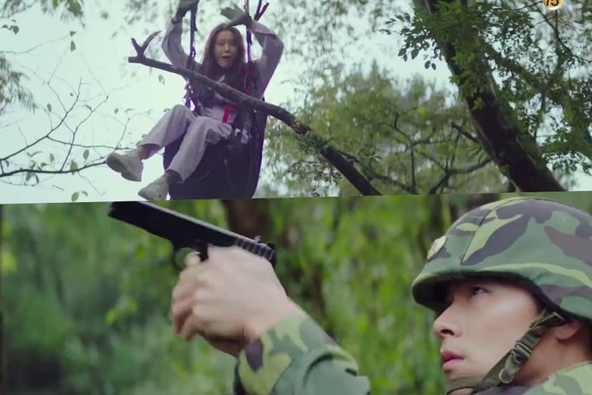 Chị đẹp Son Ye Jin hấp tấp dẫm phải mìn làm Hyun Bin đứng tim ở preview Crash Landing On You - Ảnh 2.