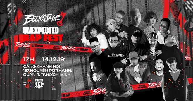 Những điều đặc biệt ở BeckStage - Unexpected Rap Fest, sự kiện “hot” nhất tháng 12 mà bạn không thể bỏ lỡ! - Ảnh 1.