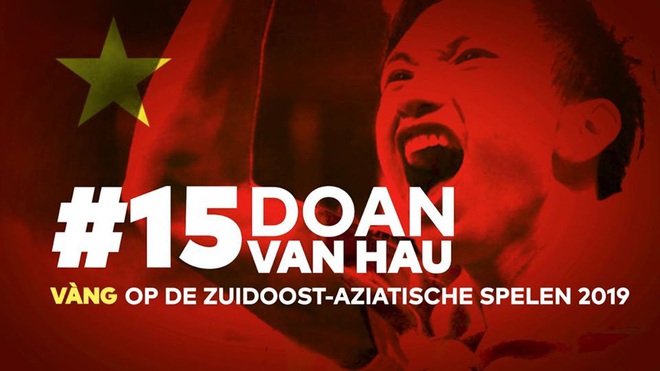 Lễ tôn vinh Văn Hậu: Đội bóng Hà Lan chiếu 2 bàn thắng của chàng trai Việt Nam ở chung kết SEA Games 30 cho khán giả theo dõi trên màn hình lớn - Ảnh 3.