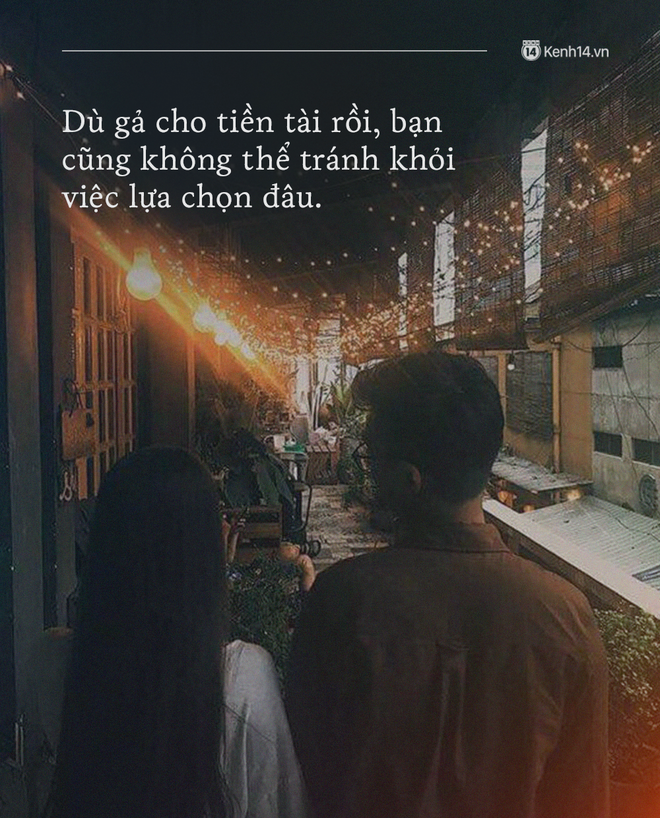 Đừng đắn đo gả cho tình yêu hay gả cho tiền tài, quan trọng phải vì là người ấy! - Ảnh 1.