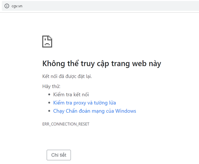 CGV thông báo sự cố sập hệ thống online vì Chị Chị Em Em sốt vé, khán giả nghi vấn là chiêu trò hay mạng dỏm? - Ảnh 2.