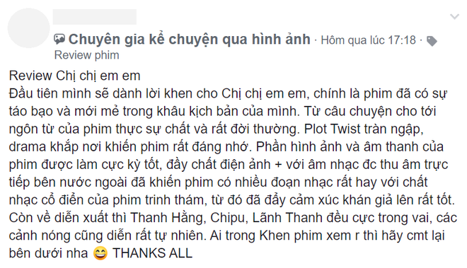 Khán giả xem sớm Chị Chị Em Em đánh nhau tưng bừng trên MXH: Ông khen phim hay nức nở, bà dè bỉu nuốt không trôi - Ảnh 4.