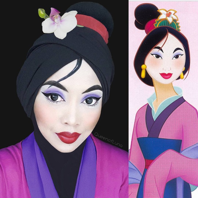 Từ dị nhân của phim X-Men cho đến kẻ phản diện trong vũ trụ điện ảnh Disney, cô gái tự tin cosplay thành bất cứ ai chỉ với tấm khăn Hijab - Ảnh 25.