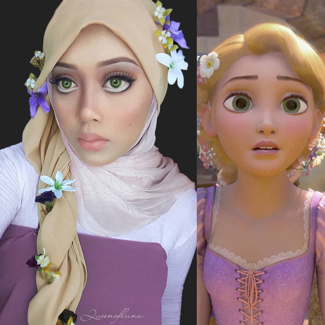 Từ dị nhân của phim X-Men cho đến kẻ phản diện trong vũ trụ điện ảnh Disney, cô gái tự tin cosplay thành bất cứ ai chỉ với tấm khăn Hijab - Ảnh 22.