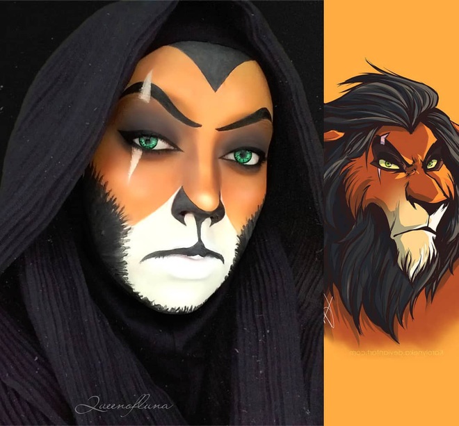 Từ dị nhân của phim X-Men cho đến kẻ phản diện trong vũ trụ điện ảnh Disney, cô gái tự tin cosplay thành bất cứ ai chỉ với tấm khăn Hijab - Ảnh 10.