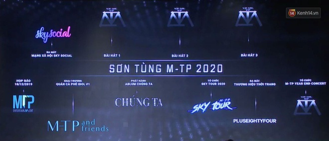 Sơn Tùng M-TP tuyên bố năm 2020: mạng xã hội riêng, 1 album, 3 single, 1 concert, 1 Sky Tour, có luôn quán cafe và thương hiệu thời trang - Ảnh 3.