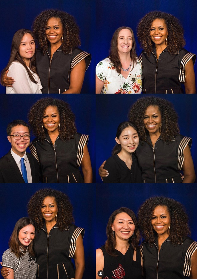 Sau bộ suit đi v&agrave;o lịch sử, Michelle Obama tiếp tục mặc thiết kế trong BST mới nhất của C&ocirc;ng Tr&iacute; - Ảnh 1.