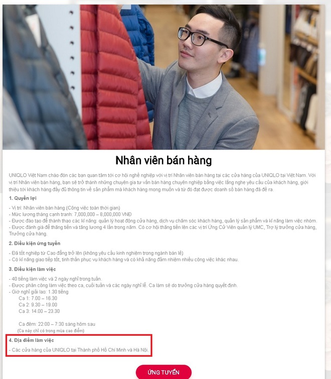 MANAGER CANDIDATEUNIQLO  Quan hệ Doanh nghiệp  Cựu sinh viên Đại học  Quốc tế của người Việt