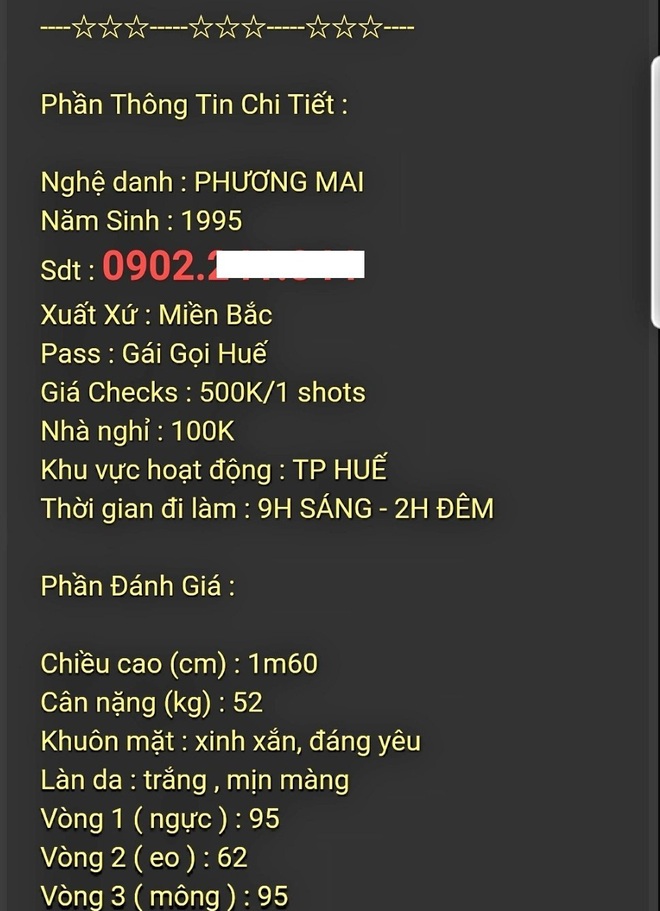 Thâm nhập thị trường gái gọi ở Huế thời đại 4.0: Đọc “password”, xem menu, order hàng - Ảnh 4.