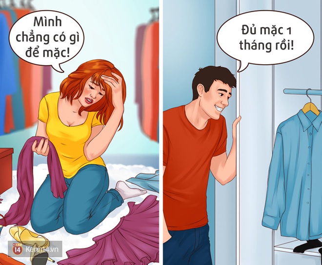 Bộ tranh: Chỉ vài hành động đơn giản cũng đủ hiểu con trai và con gái là 2 sự tồn tại khác biệt như thế nào - Ảnh 11.