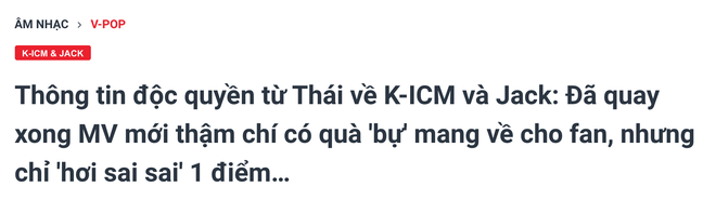 Ekip K-ICM thông báo MV nhạc demo  là sản phẩm kết hợp cuối cùng của Jack và K-ICM trong 2019, MV siêu phẩm quay tại Thái Lan chính thức... ra chuồng gà? - Ảnh 5.