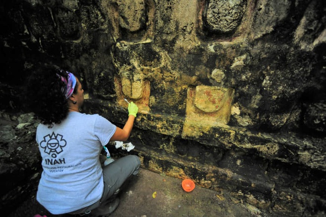 Phát hiện cung điện 1.000 năm tuổi của người Maya​ ở Mexico - Ảnh 1.