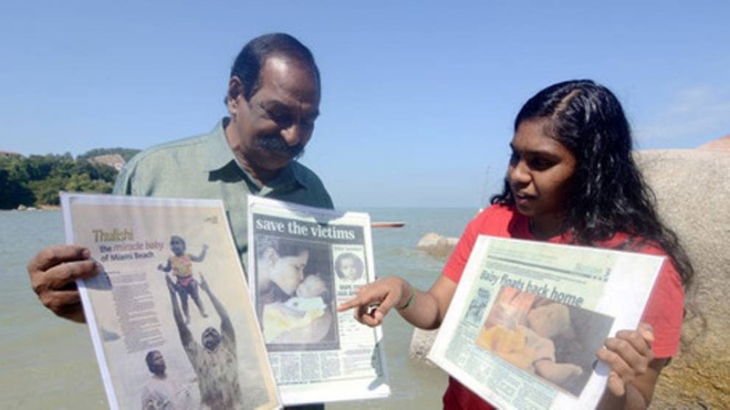 Đứa trẻ thần kỳ của thảm họa Ấn Độ Dương cách đây 15 năm, sống sót kỳ diệu sau khi bị sóng thần cuốn trôi khi mới 22 ngày tuổi - Ảnh 2.