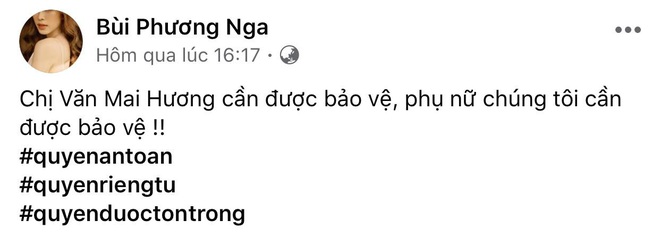 Minh Tú, H’Hen Niê cùng dàn người đẹp Vbiz kêu gọi bảo vệ phụ nữ và quyền riêng tư nghệ sĩ, khẳng định đứng về phía Văn Mai Hương giữa sự cố lộ clip - Ảnh 4.