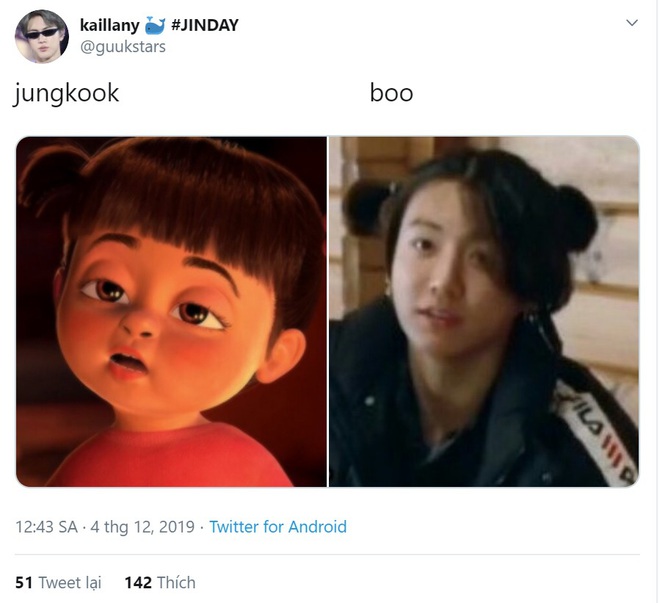 Jungkook (BTS) khiến fan náo loạn vì quá đáng yêu khi thắt bím tóc có một không hai - Ảnh 6.