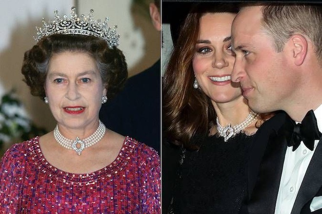 Không phải nữ nhân Hoàng gia nào cũng được dùng chung trang sức với Nữ hoàng Anh, nhưng cháu dâu Kate Middleton thì có - Ảnh 4.