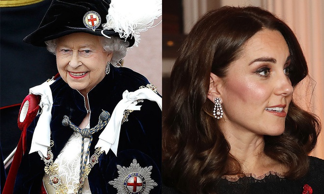 Không phải nữ nhân Hoàng gia nào cũng được dùng chung trang sức với Nữ hoàng Anh, nhưng cháu dâu Kate Middleton thì có - Ảnh 7.