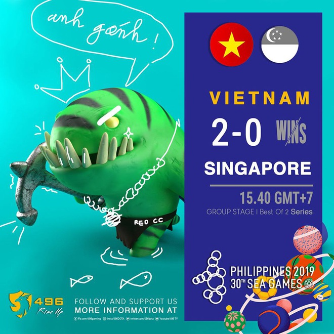 Hạ gục Thái Lan ở loạt trận tie-break, 496 chắc chắn sẽ mang về huy chương SEA Games cho đoàn eSports Việt Nam - Ảnh 3.