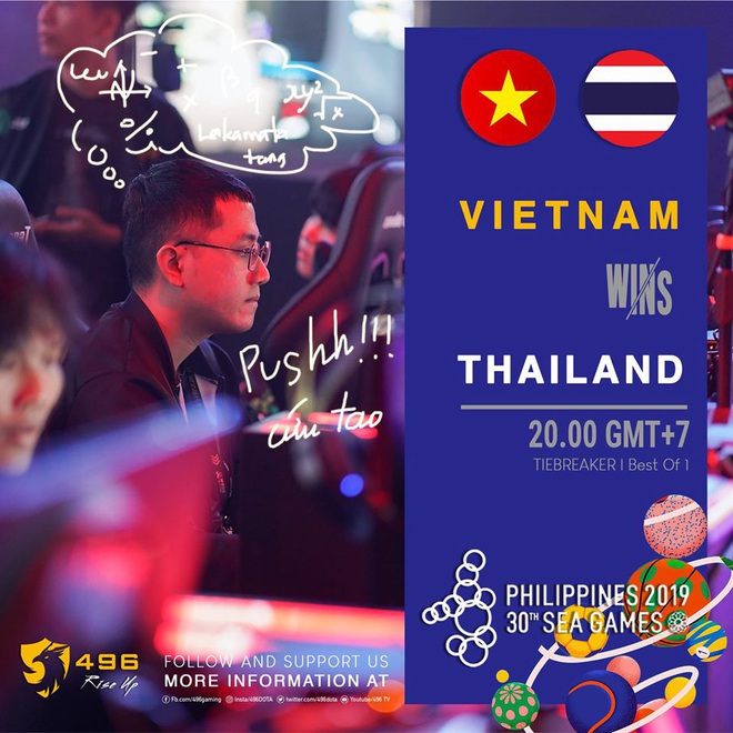 Hạ gục Thái Lan ở loạt trận tie-break, 496 chắc chắn sẽ mang về huy chương SEA Games cho đoàn eSports Việt Nam - Ảnh 4.