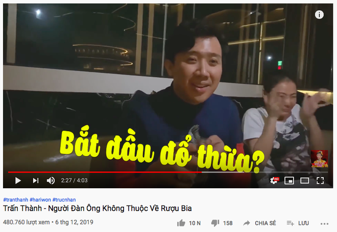 Trong tiệc quẩy luôn tồn tại kiểu người như Trấn Thành: không biết uống rượu bia nhưng cứ thích… “bày trò” thách mọi người uống - Ảnh 1.