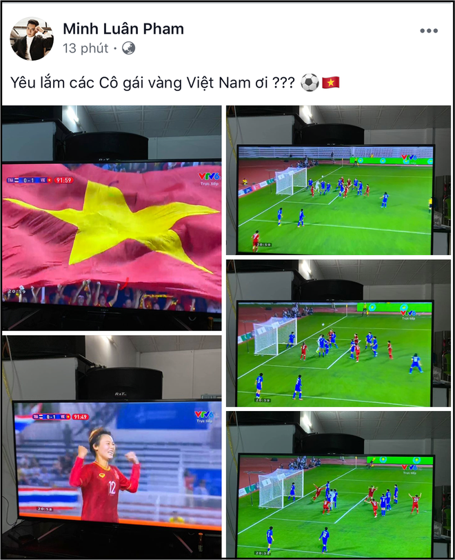 Đặng Thu Thảo, Chi Pu cùng dàn sao Vbiz vỡ oà hạnh phúc khi tuyển nữ Việt Nam giành HCV SEA Games 30 - Ảnh 6.