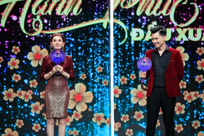 Lâm Khánh Chi liên tục dọa khóc, ly dị chồng khi chơi gameshow đầu năm - Ảnh 2.