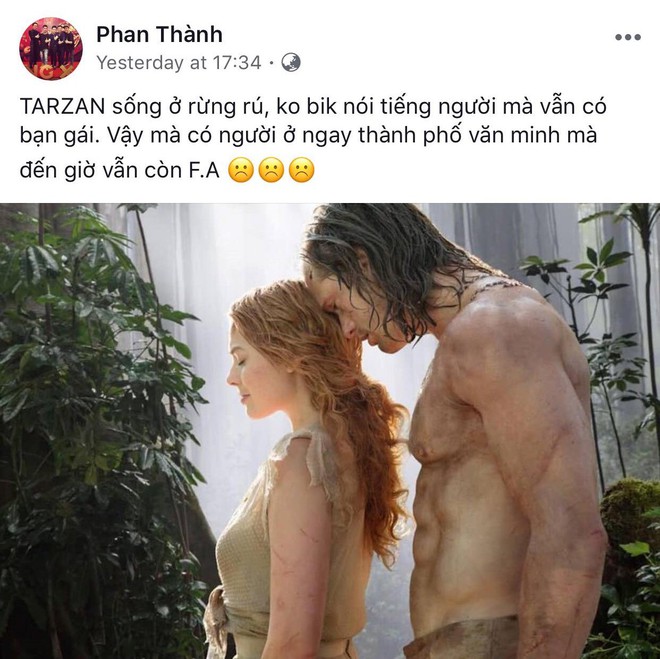 Phan Thành - Thiếu gia chăm thả thính nhất Việt Nam: Dăm bữa nửa tháng lại có một cái status đầy ẩn ý! - Ảnh 2.