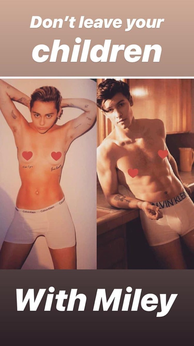 Đừng để Shawn Mendes lại gần Miley Cyrus, c&ocirc; n&agrave;ng thiếu nghị lực đang n&agrave;y l&agrave;m fan cười qu&aacute; mệt rồi! - Ảnh 2.