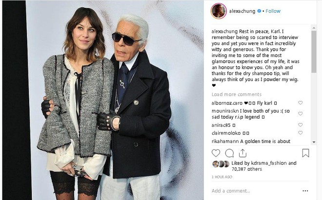 Karl Lagerfeld qua đời, Victoria Beckham, Gigi, Bella Hadid và loạt sao thế giới bày tỏ niềm thương tiếc với huyền thoại thời trang - Ảnh 15.