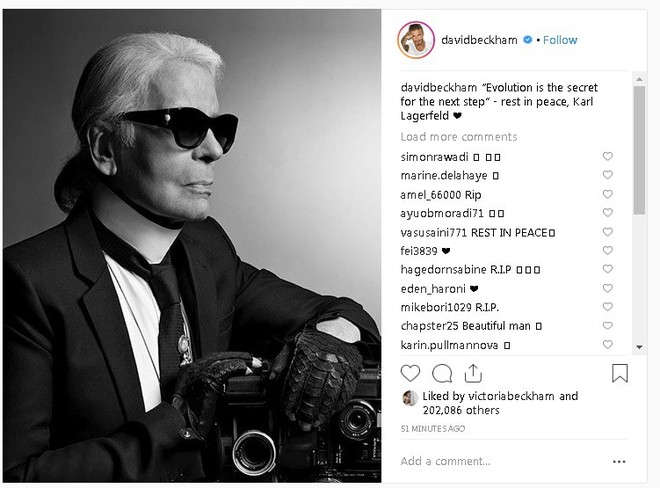 Karl Lagerfeld qua đời, Victoria Beckham, Gigi, Bella Hadid và loạt sao thế giới bày tỏ niềm thương tiếc với huyền thoại thời trang - Ảnh 2.
