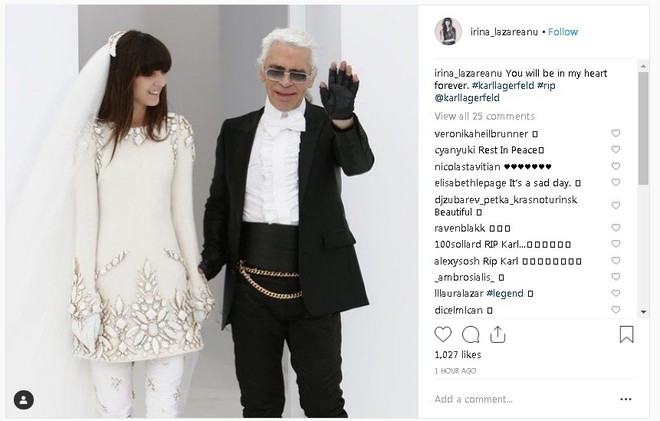 Karl Lagerfeld qua đời, Victoria Beckham, Gigi, Bella Hadid và loạt sao thế giới bày tỏ niềm thương tiếc với huyền thoại thời trang - Ảnh 19.