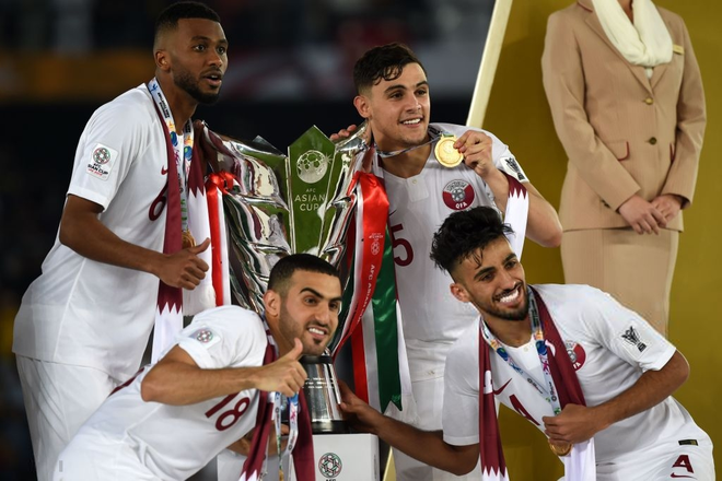 Khoảnh khắc tân vương Qatar hãnh diện nâng cao cúp vô địch, khép lại hành trình Asian Cup 2019 không thể quên - Ảnh 10.