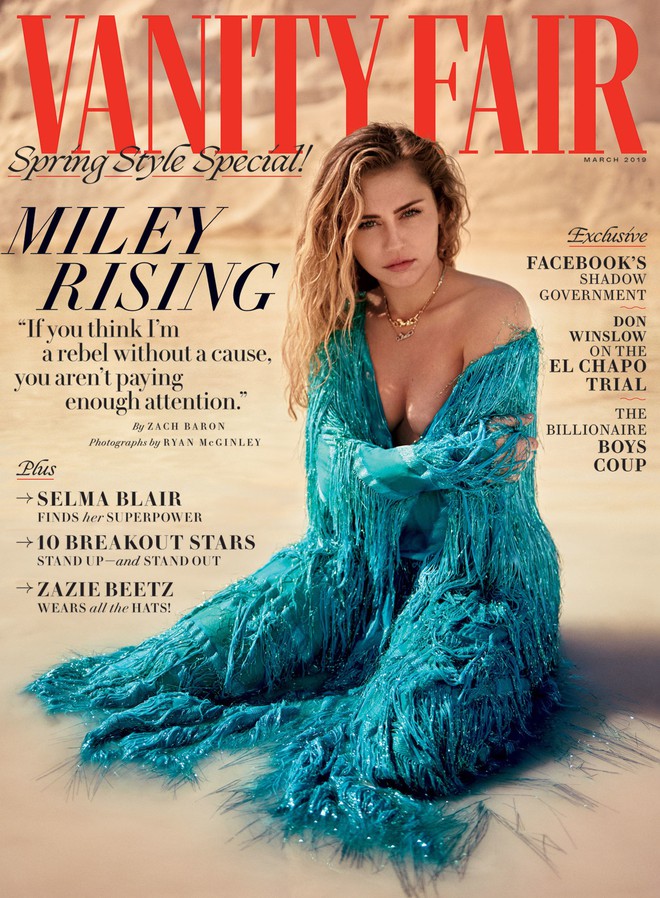 L&agrave;m vợ người ta, Miley Cyrus vẫn thả r&ocirc;ng t&aacute;o bạo tr&ecirc;n tạp ch&iacute; v&agrave; tiết lộ l&yacute; do cưới Liam v&igrave; một người phụ nữ? - Ảnh 1.
