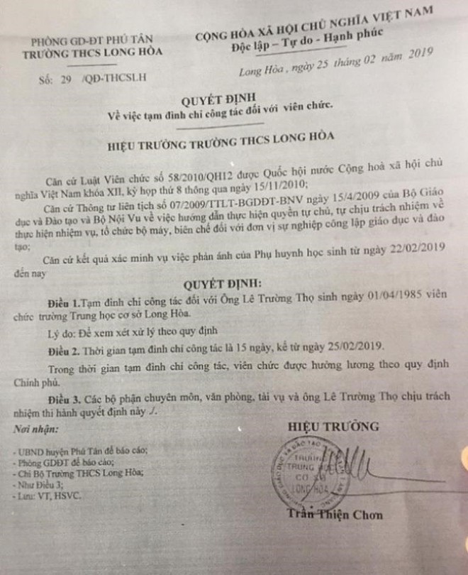 Bộ GD&ĐT y&ecirc;u cầu x&aacute;c minh vụ thầy gi&aacute;o đ&aacute;nh học tr&ograve; nhập viện - Ảnh 1.