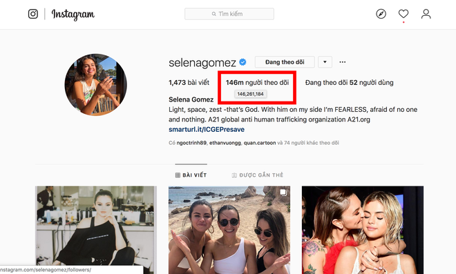 Xin thông báo: Selena Gomez không còn là nữ hoàng Instagram, ngôi vị đã được trao cho nhân vật này! - Ảnh 2.