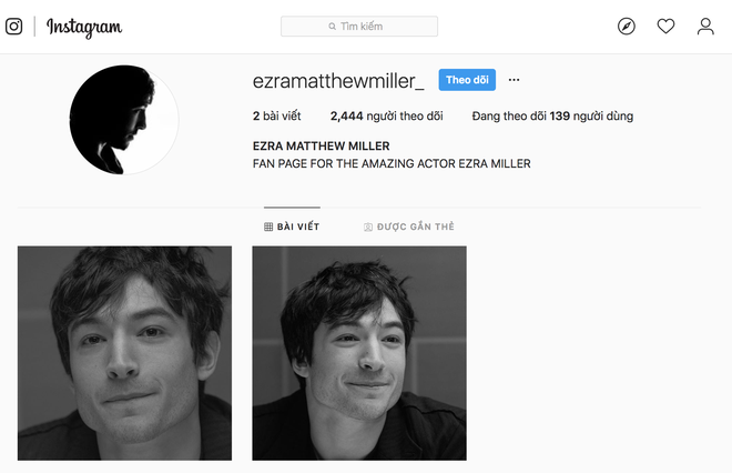 Hồ Ngọc Hà chụp hình với nam diễn viên Ezra Miller nhưng rất tiếc chị lại tag sai instagram của chính chủ rồi - Ảnh 3.