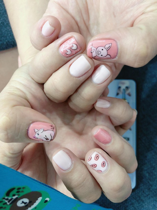 Chùm ảnh: Năm Hợi phải làm nail con heo thì ăn Tết mới ngon - Ảnh 11.