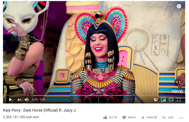 Cứ tưởng Youtube l&agrave; địa b&agrave;n của Taylor Swift nhưng Katy Perry mới l&agrave; nghệ sĩ nữ đầu ti&ecirc;n l&agrave;m được điều n&agrave;y - Ảnh 1.