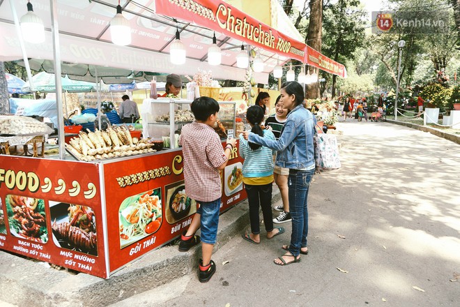 Người Sài Gòn xúng xính áo mới, dạo đường Nguyễn Huệ và hội hoa xuân Tao Đàn chiều 29 Tết Kỷ Hợi - Ảnh 9.