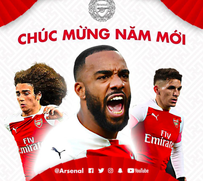 Nhiều đội bóng hàng đầu Ngoại hạng Anh chúc Tết Kỷ Hợi 2019 bằng tiếng Việt - Ảnh 2.