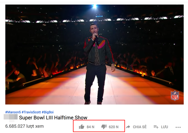 Ngạc nhi&ecirc;n chưa: Super Bowl ch&aacute;n nhất lịch sử của Maroon 5 tiếp tục lập th&ecirc;m kỉ lục... đ&aacute;ng buồn nữa - Ảnh 2.