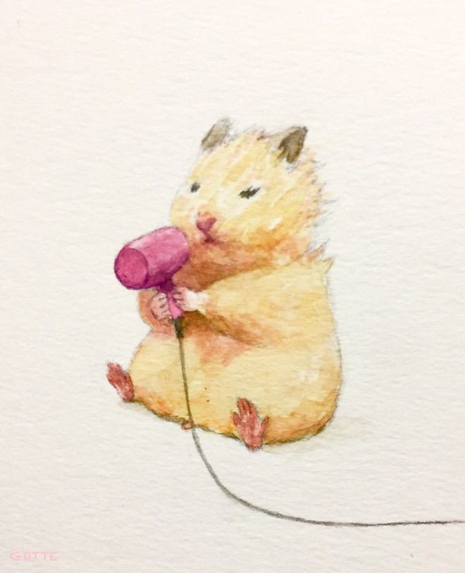 Đáng yêu vô đối: Cùng ngắm nhìn cuộc đời bé chuột lang qua nét vẽ của họa sĩ Nhật Bản - Ảnh 2.