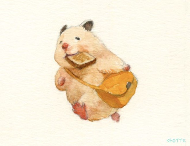 Đáng yêu vô đối: Cùng ngắm nhìn cuộc đời bé chuột lang qua nét vẽ của họa sĩ Nhật Bản - Ảnh 8.