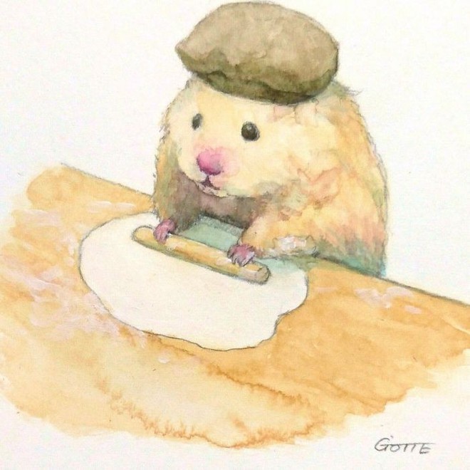 Đáng yêu vô đối: Cùng ngắm nhìn cuộc đời bé chuột lang qua nét vẽ của họa sĩ Nhật Bản - Ảnh 22.