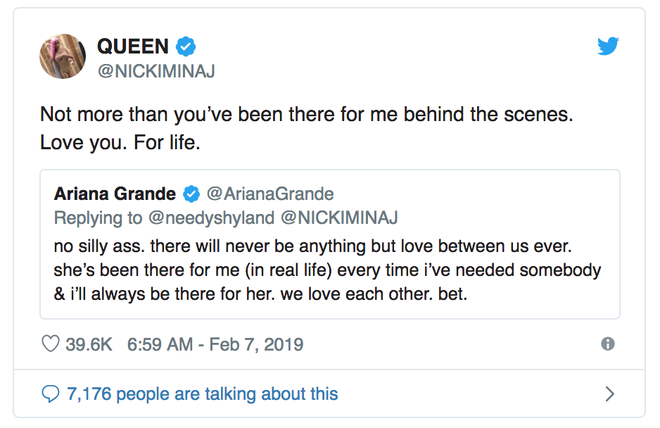 Mang thank u, next vào ca khúc mới, Nicki Minaj bị đồn rap đá đểu Ariana và đây là cách cả 2 đáp trả - Ảnh 2.