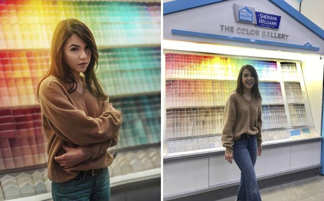 Lại có thêm thánh Photoshop giáng trần: Chụp bạn gái vịt bầu hóa thiên nga trong một nốt nhạc - Ảnh 6.