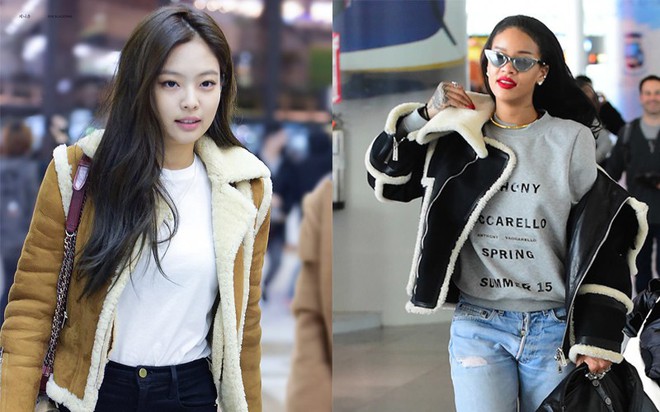 Dù chẳng thân thiết nhưng thi thoảng, style của Jennie và Rihanna cũng có chút tương đồng nhẹ - Ảnh 3.