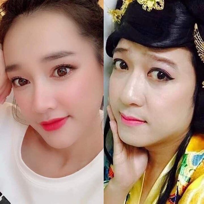 Nhìn ảnh Trường Giang makeup giả gái, mới nhận ra anh và Nhã Phương có “tướng phu thê” tương đồng đến vậy - Ảnh 1.