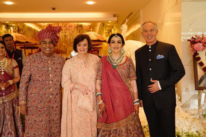 Dàn sao siêu khủng dự hôn lễ quý tử tỷ phú giàu nhất Ấn Độ: Hoa hậu thế giới, Cựu thủ tướng Anh, CEO Google góp mặt - Ảnh 12.